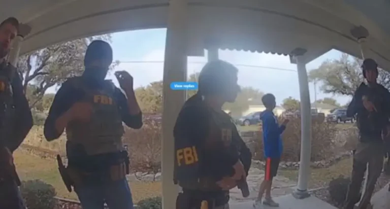 FBI Raids J6 Protester & Forces 13-Year-Old Son to Stand on Front Porch with Guns drawn